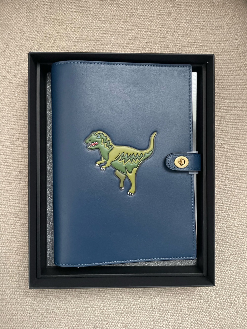 COACH Notebook with Rexy 10th Anniversary Navy Multi NWT